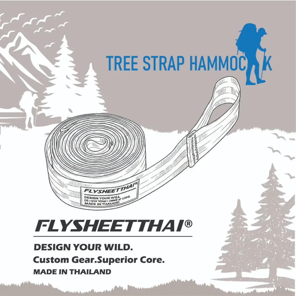 Tree Straps สำหรับเปล (สายรัดต้นไม้) 