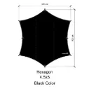ทาร์ป 4.5x5 Hexagon (210T PU)