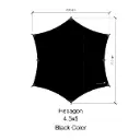 ทาร์ป 4.5x5 Hexagon (TN ระบายอากาศ)