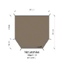 กราวชีท Village13 (สีน้ำตาลVL) (Naturehike)