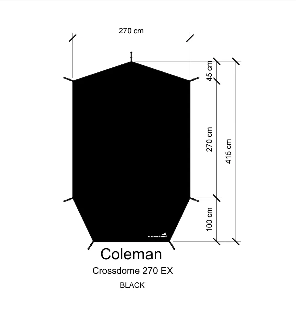 กราวชีท Cross Dome 270 (Coleman)
