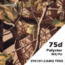 75d PU PRINT CAMO TREE (ผ้าม้วน)