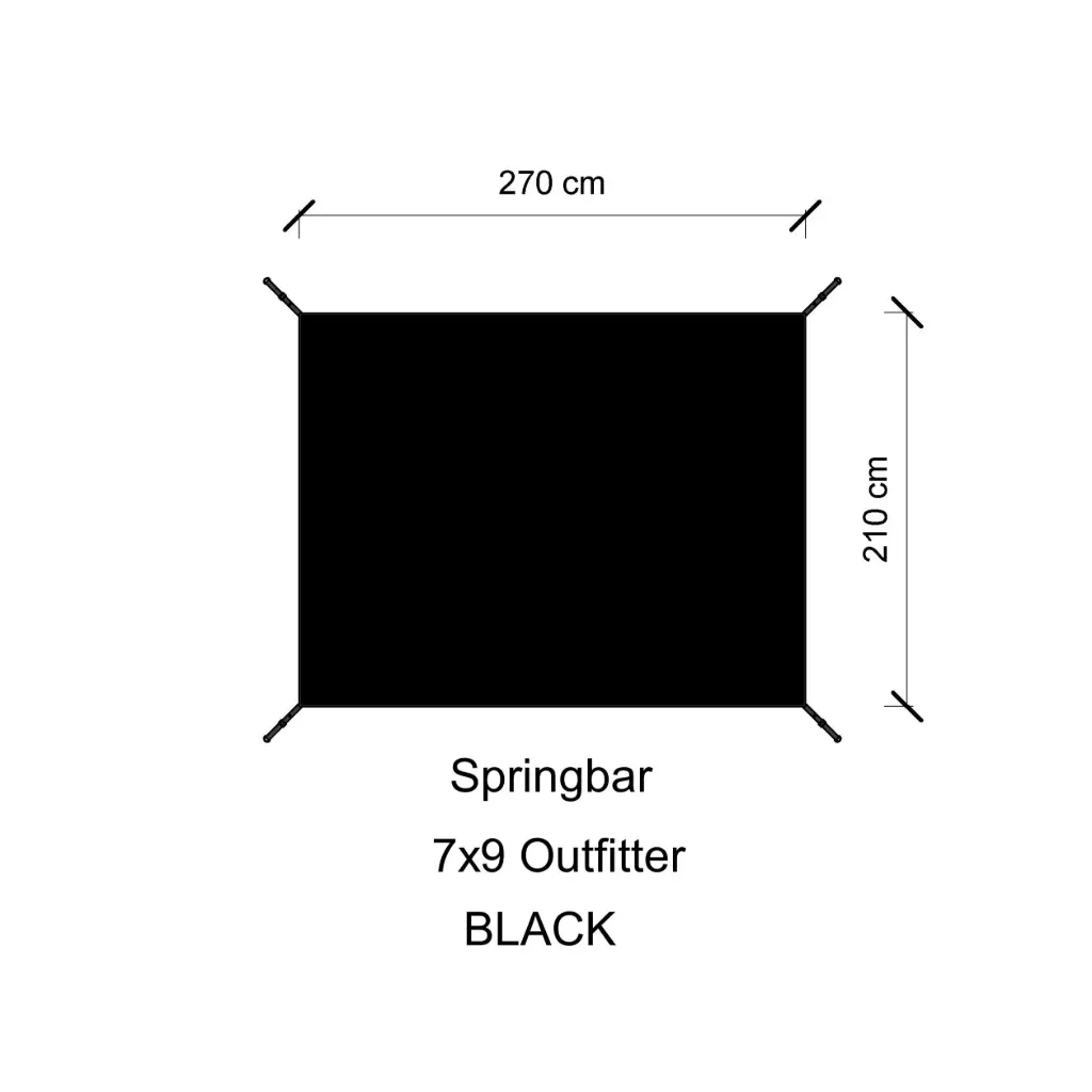 กราวชีท 7x9 (Springbar,Campdesign) 
