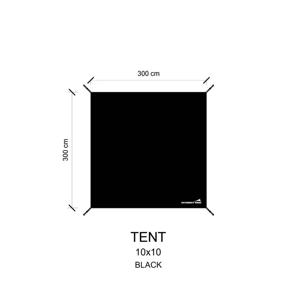 กราวชีท 10x10 (Springbar,Campdesign,Kodiak,midgard9.2) (PVC)
