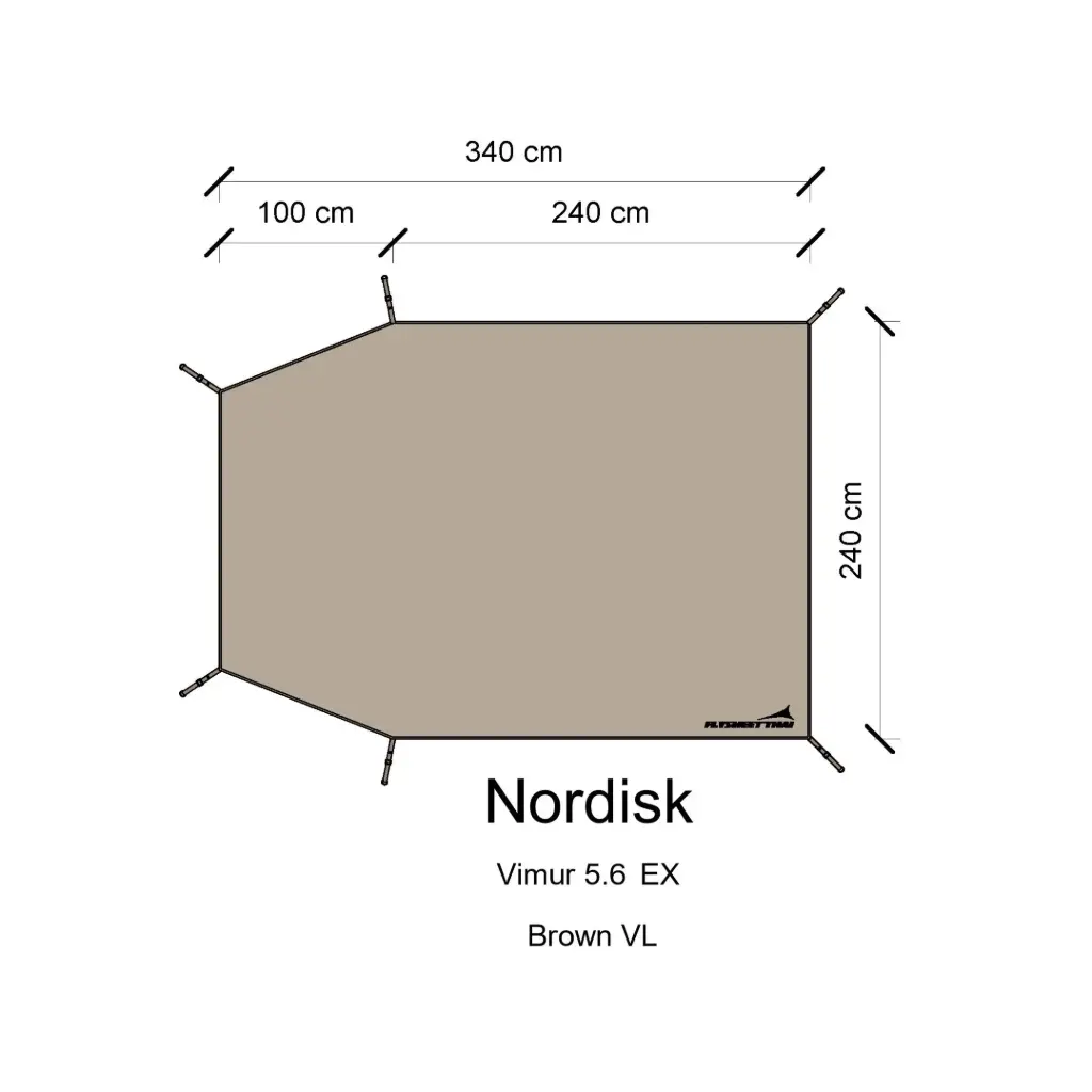 กราวชีท 8x6 (Springbar,Kodiak,Campdesign)