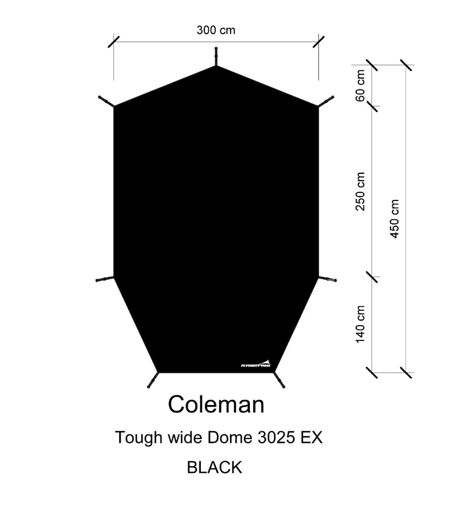 กราวชีท Tough Dome 3025 (Coleman)
