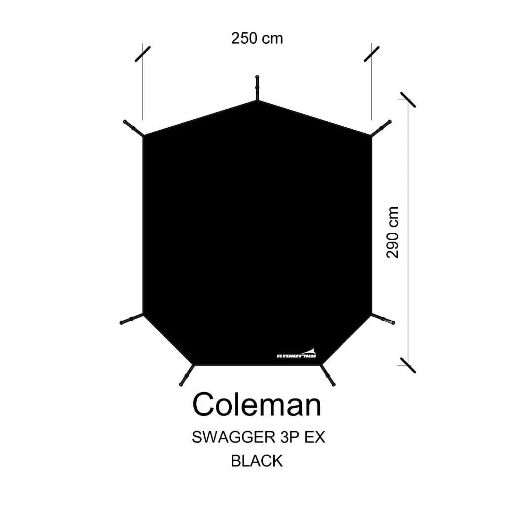 กราวชีท Swagger 3 p (Coleman) 