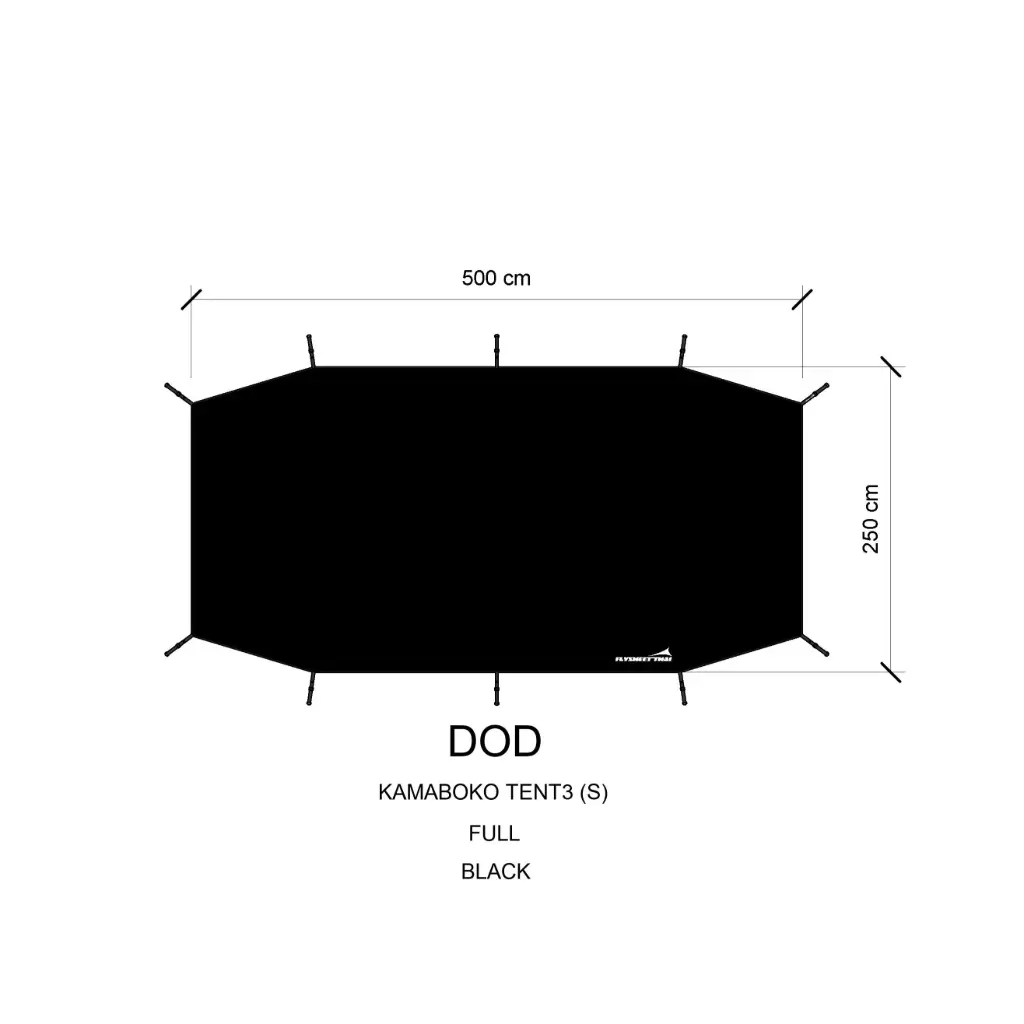 กราวชีท Kamaboko Tent 3 S (DOD) 