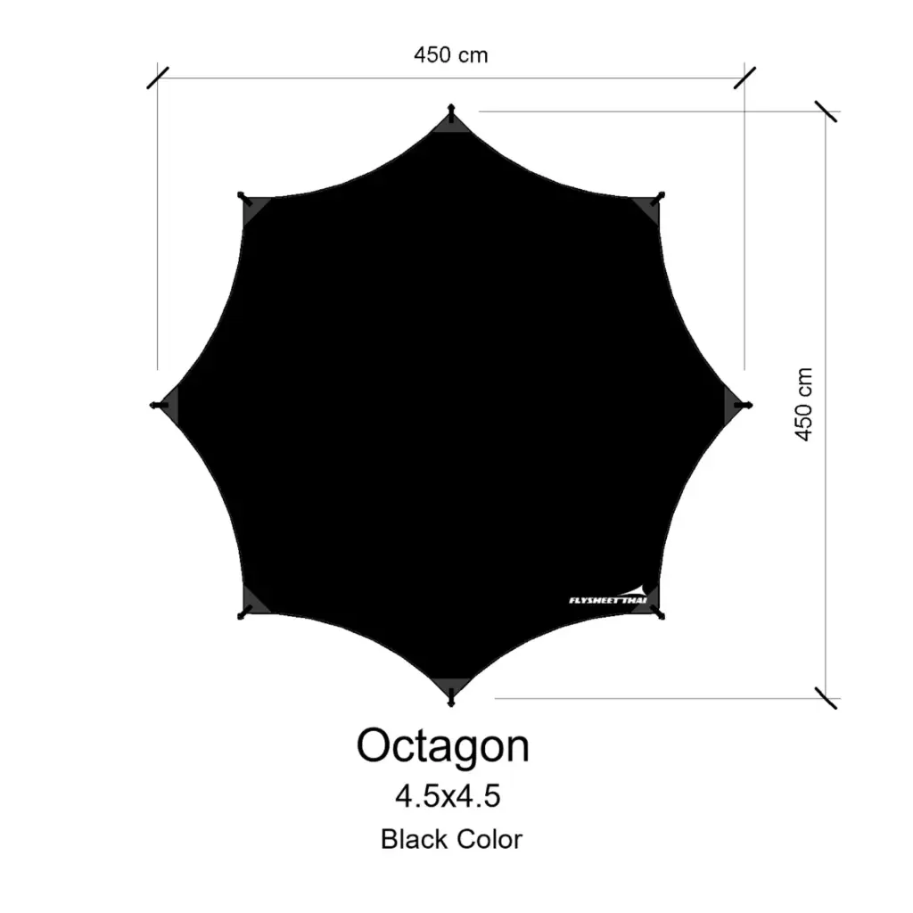 ทาร์ป 4.5x4.5 (Octagon)