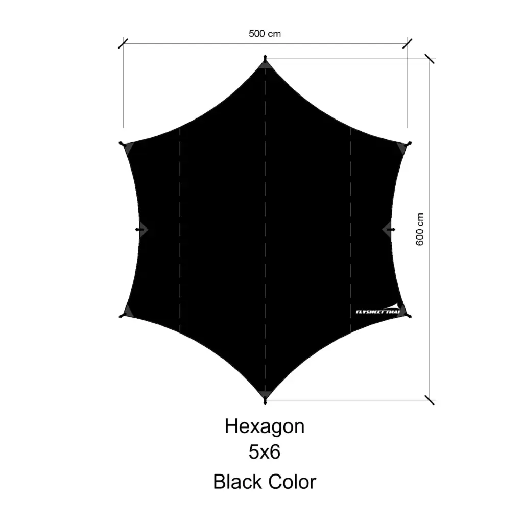 ทาร์ป 5x6 (Hexagon) 