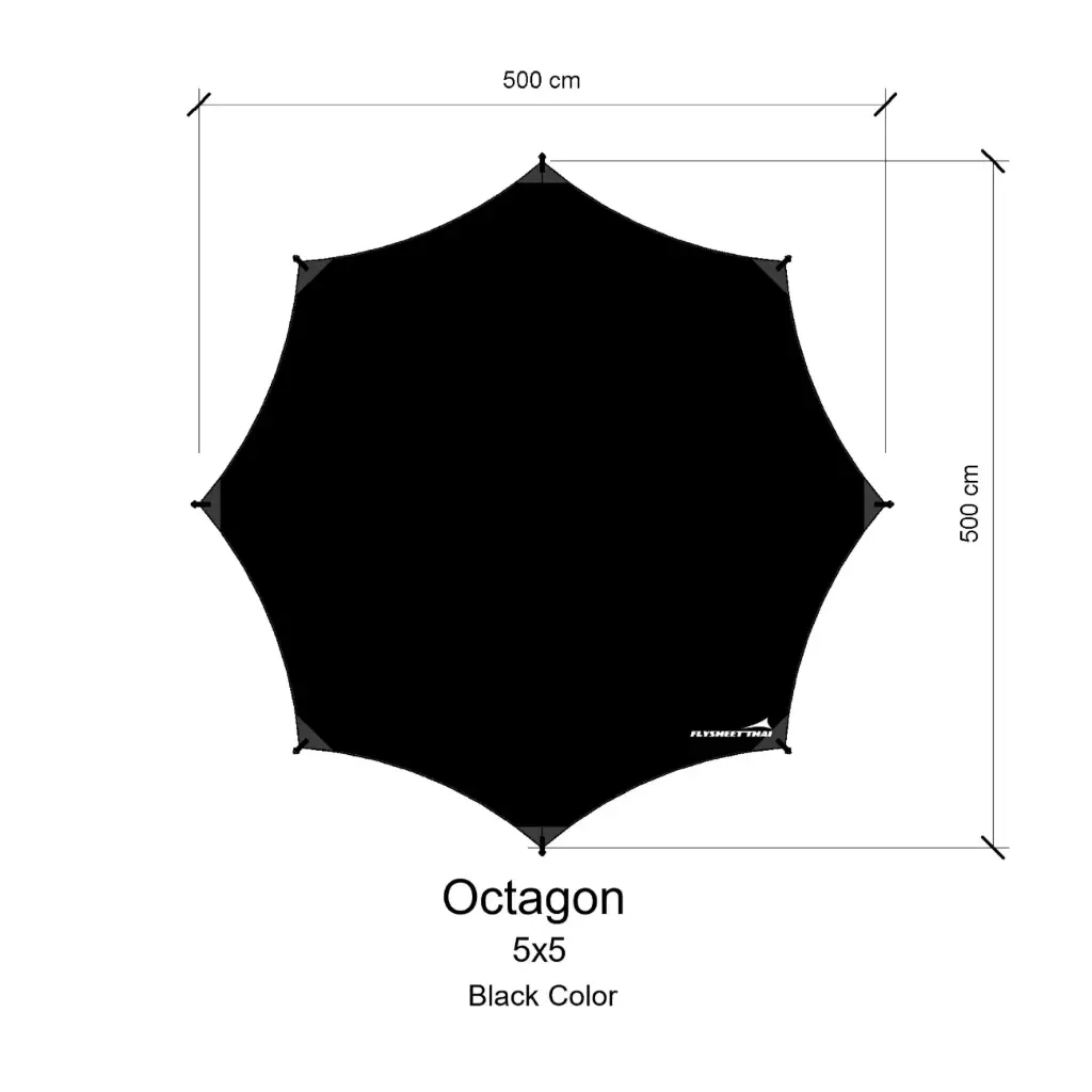 ทาร์ป 5x5 (Octagon) 