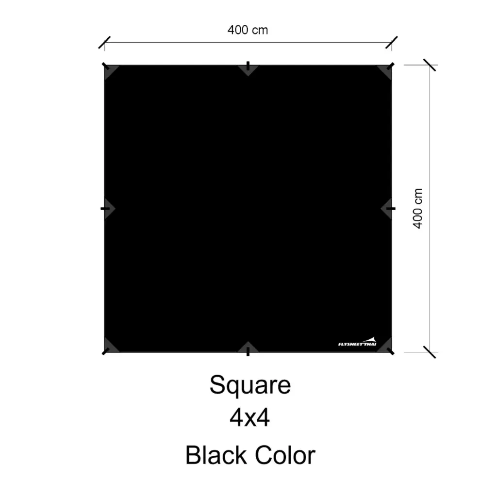 ทาร์ป 4x4 (สี่เหลี่ยม)