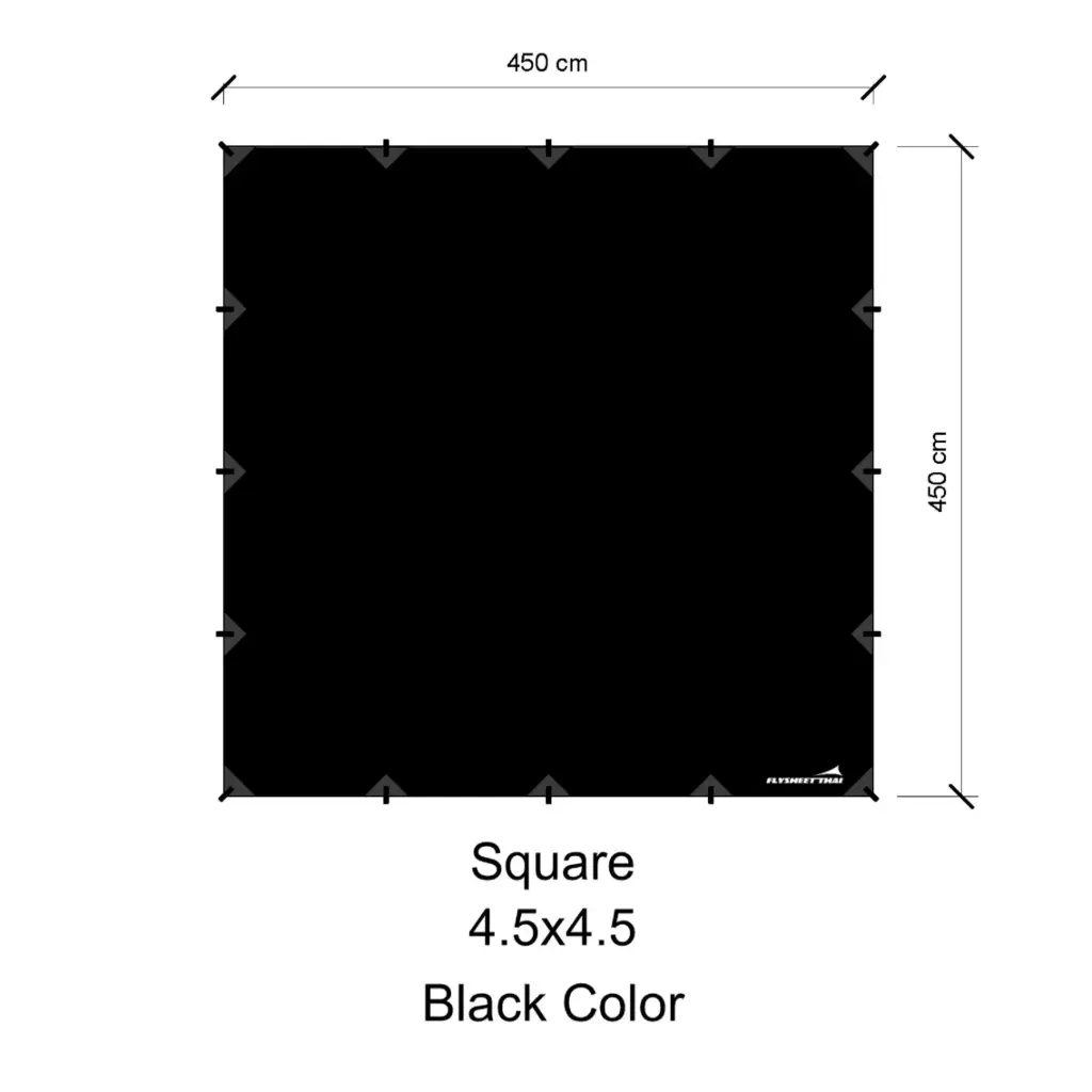 ทาร์ป 4.5x4.5 (สี่เหลี่ยม)