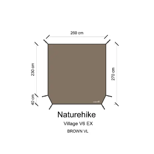 กราวชีท Village 6 (Naturehike)