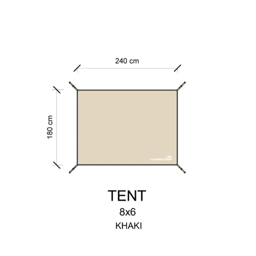 กราวชีท 8x6 (Springbar,Kodiak,Campdesign)