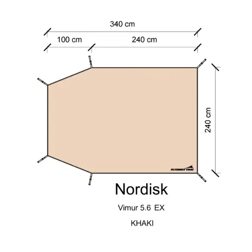 กราวชีท 8x6 (Springbar,Kodiak,Campdesign)
