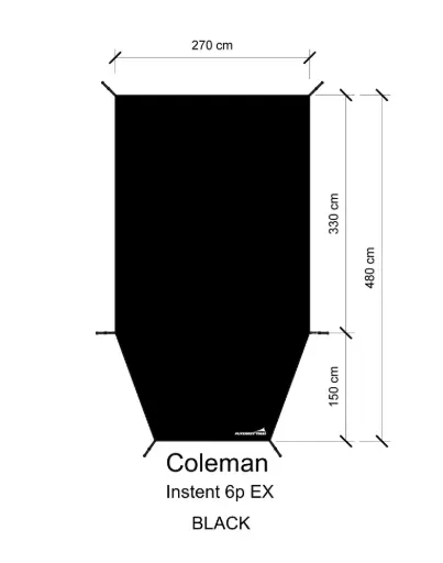กราวชีท Instant 6P (Coleman) 