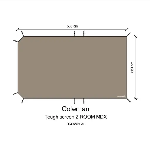 กราวชีท Tough Screen 2 Room MDX (Coleman)