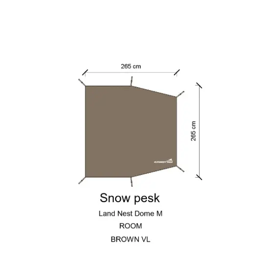กราวชีท Land Nest Dome M (Snowpeak) 