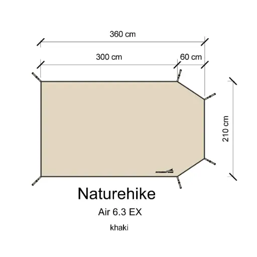 กราวชีท Air 6.3 (Naturehike)