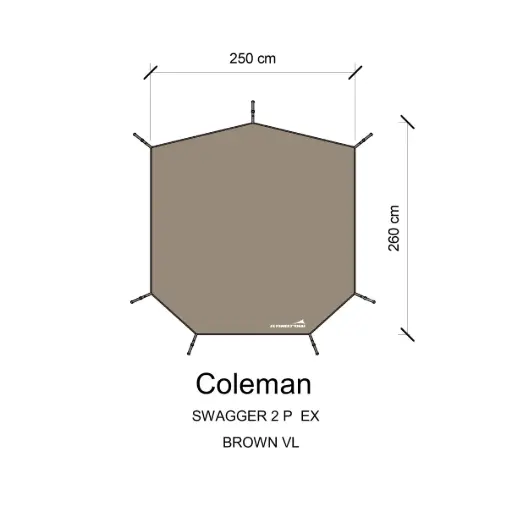 กราวชีท Swagger 2 p (Coleman)