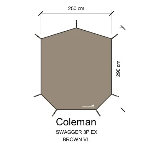 กราวชีท Swagger 3p (Coleman) 