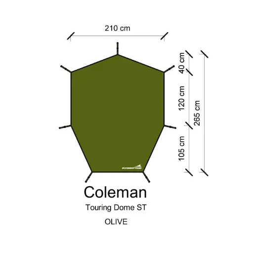 กราวชีท Touring Dome ST (Coleman) 