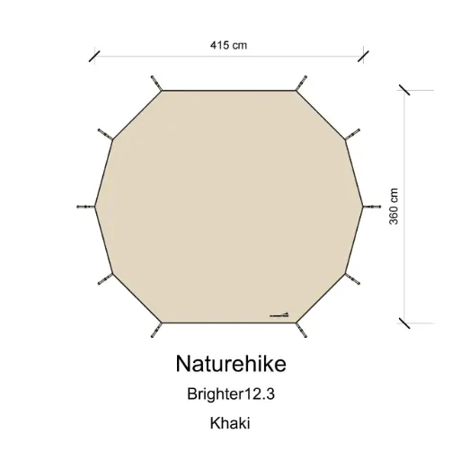 กราวชีท Brighter 12.3 (Naturehike) 