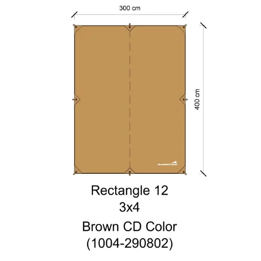 ทาร์ป 3x4 (ผืนผ้า)