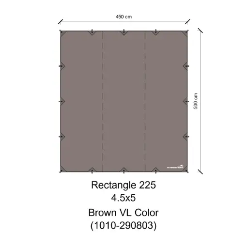 ทาร์ป 4.5x5 ผืนผ้า (70d coatblack)