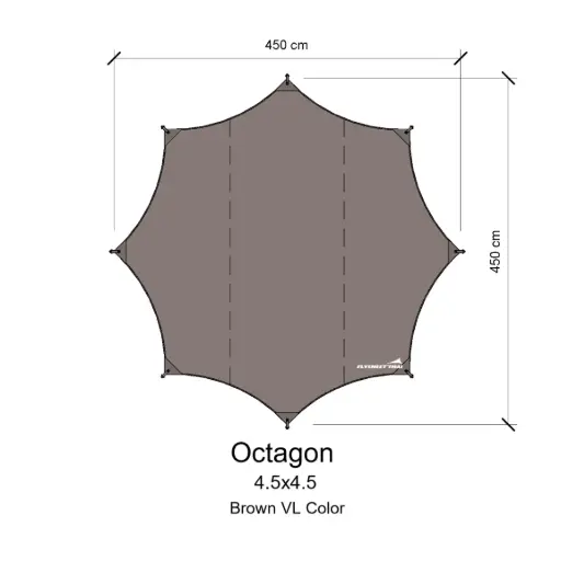 ทาร์ป 4.5x4.5 (Octagon)