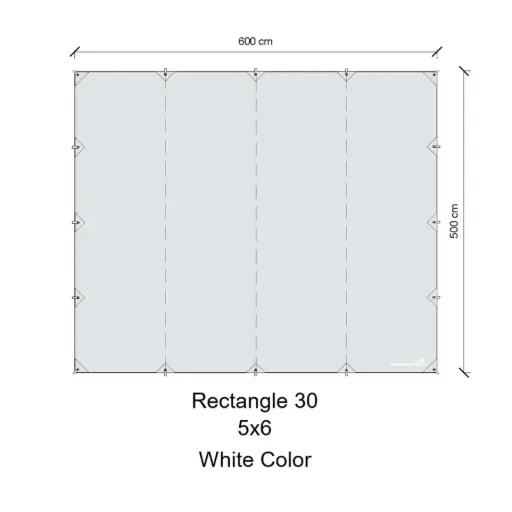 ทาร์ป 5x6 (ผืนผ้า)