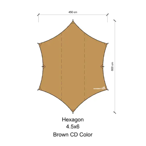 ทาร์ป 4.5x6 (Hexagon)