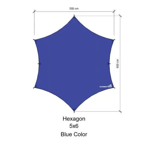 ทาร์ป 5x6 (Hexagon) 