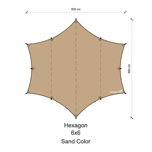 ทาร์ป 6x6 (Hexagon)