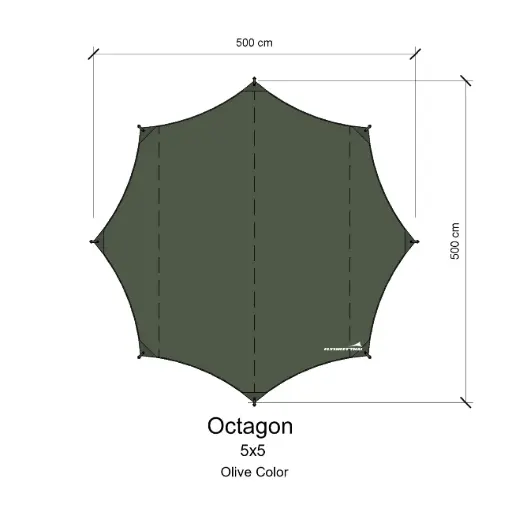 ทาร์ป 5x5 (Octagon) 