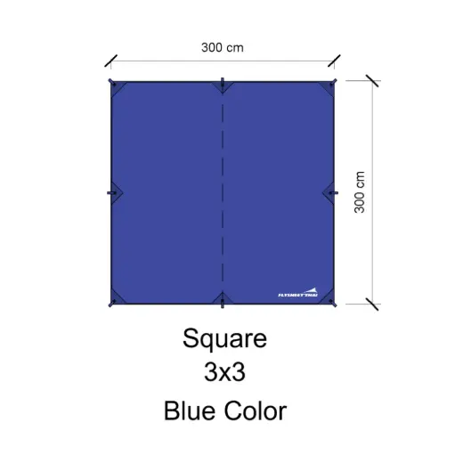 ทาร์ป 3x3 (สี่เหลี่ยม) 