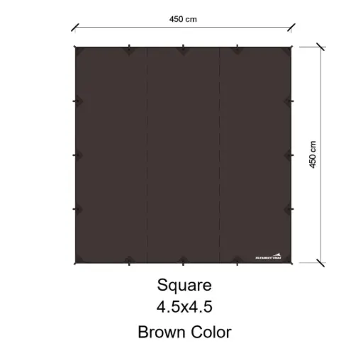 ทาร์ป 4.5x4.5 (สี่เหลี่ยม)