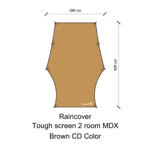 Raincover Tough Screen 2 Room MDX (Coleman) 