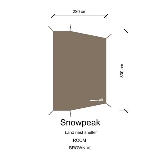 กราวชีท LandNest Shelter (Snowpeak)