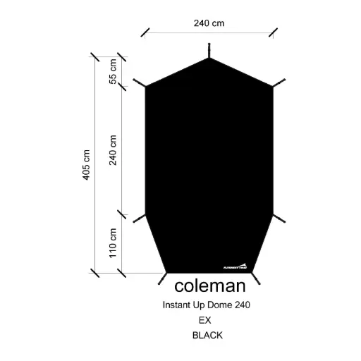 กราวชีท UP DOME 240 (Coleman)