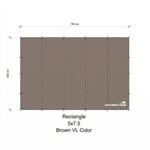ทาร์ป 5x7.5 (ผืนผ้า)