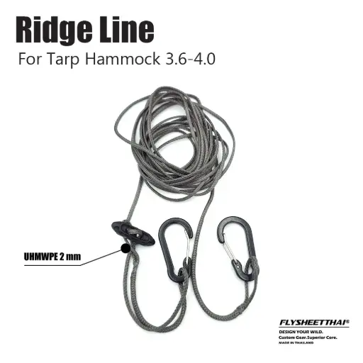 [R33_1524] Ridgeline สำหรับ ทาร์ป (UHMWPE 2mm)
