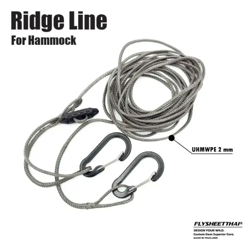 [R34_2812] Ridgeline สำหรับ เปล (UHMWPE 2mm) 