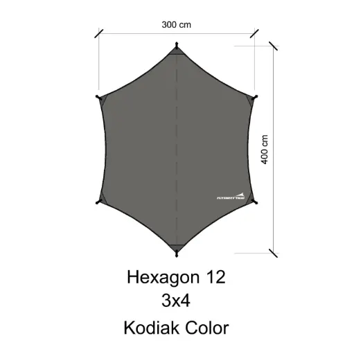 Haxagon 3x4 (TN ระบายอากาศ) 